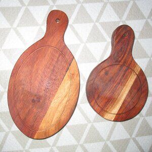 Crofton Small Wooden Serving Set of 2